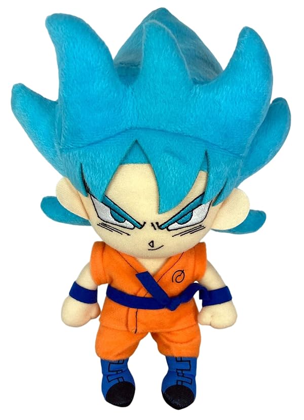 Great Eastern Entertainment Dragon Ball Super-SSGSS Goku 01 Plush 8",Multi by Great Eastern Entertainment - Used condition - US$24.95