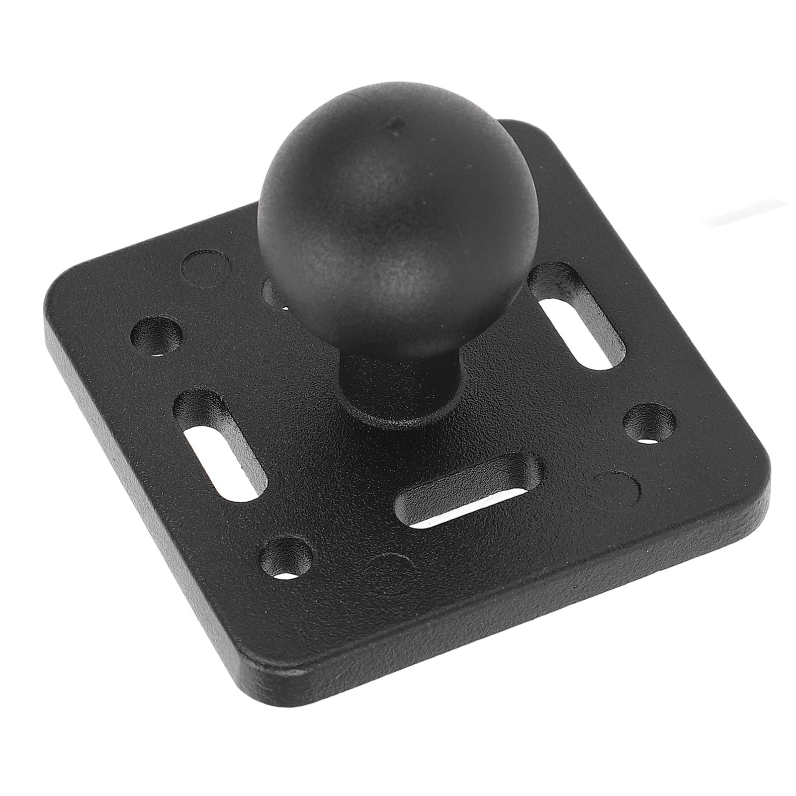 Universal Aluminum Alloy Ball Mount Base 1in Ball Mount Plate with AMPS Hole for BRCOVAN B Size 1in Ball Dual Socket Arm Suitable for Boats Kayaks Semi Trucks Cars and Off Road