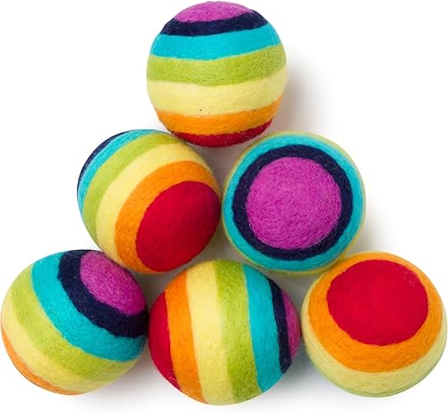 Bolas de secado de lana Smart Sheep paquete de 6 unidades suavizante de tela natural XL de alta calidad galardonado bolas de lana reemplazan a las