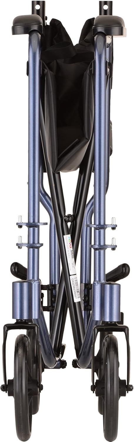 NOVA Medical Products 19" Lightweight Transport/Wheelchair, Blue : Health & Household