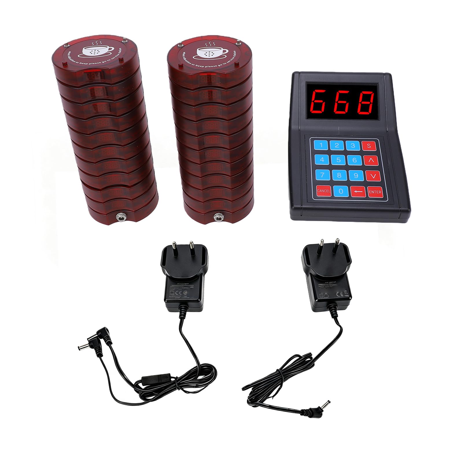 Dpofirs System de Buscapersonas Inalámbrico (Black)