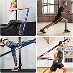 WIKDAY Bandes de résistance pour l'entraînement, les bandes d'exercice, les groupes d'entraînement et les bandes de soutien pour la musculation du corps & Femmes