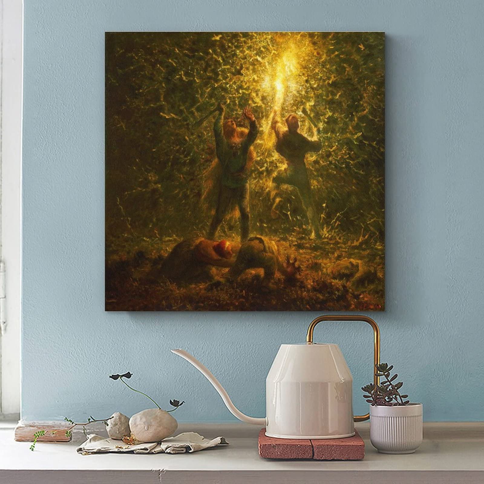 松明での鳥の猟 ミレー Francois Millet 手描き油絵複製画 模写