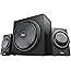 Trust Yuri 2.1 PC Lautsprecher mit Subwoofer, 120W Spitzenleistung, Subwoofer aus Holz mit einem Starken 5,25 Zoll-Basstreibe