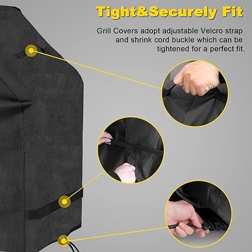 Vista 6 de Grill Cover, Cover for Outdoor Grill,BBQ Waterproof & UV Resistant, Gas Convenient Durable Ripstop, Weber, Char Broil, Nexgrill and More Grills 58