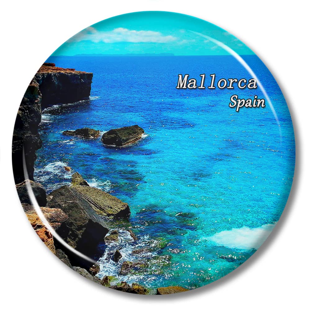 Magnete Frigorifero 3D Mallorca Spagna Con Apribottiglie - Souvenir Da Viaggio Originale, Regalo Simpatico Per Decorazione Casa E Cucina