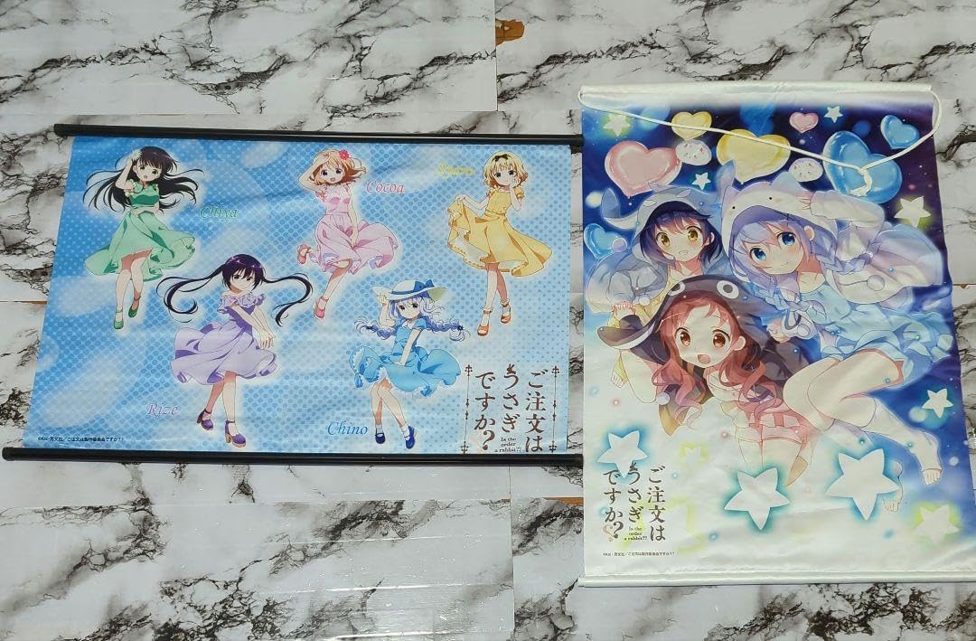 ご注文はうさぎですか？ タペストリー 4本 しらたま 蜜桃まむ koi 4