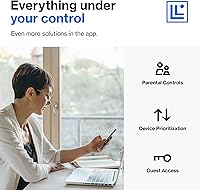 Vista 7 de Linksys MR20EC Router WIFI 6 de malla de doble banda Velocidades 3.0 (AX3000) Conecta más de 25 dispositivos Cobertura de 2,000 pies