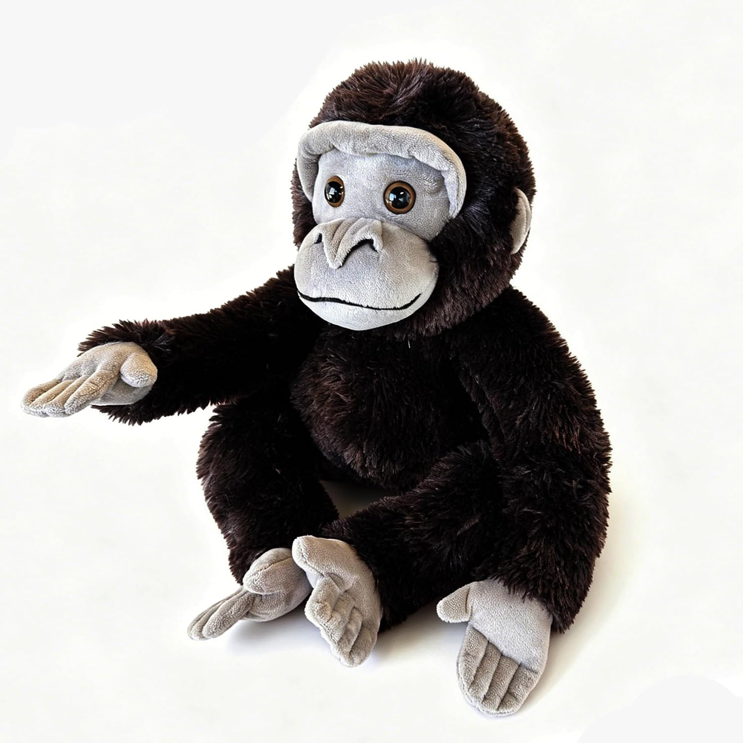 Realistic Orangutan Stuffed Animal Toys, 13”Wild Monkey Zoo Stuffed Animal Gorilla Plush Soft Toys that can Hugged, the Best Gift for Boys and Girls on Birthdays and Christmas