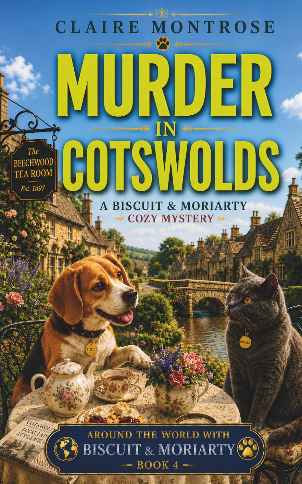 Murder in the Cotswolds: A Biscuit & Moriarty Cozy Mystery: 3 (Around the World with Biscuit & Moriarty)