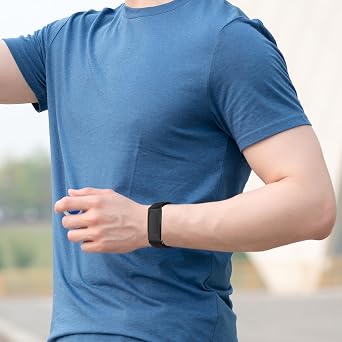 Google Fitbit Air対応編組腕時計バンド、磁気バックルストラップ、通気性の高いソフトナイロン弾性スポーツリストバンド