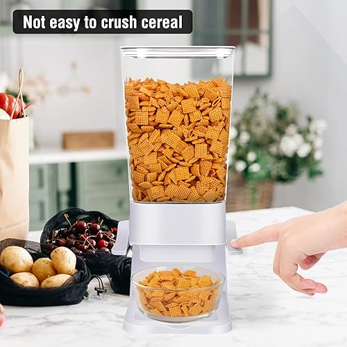 Miniatura 5 de Dispensador de cereales para encimera, 2 unidades, 5.5 L, dispensador de almacenamiento de cereales para despensa, contenedores de arroz para