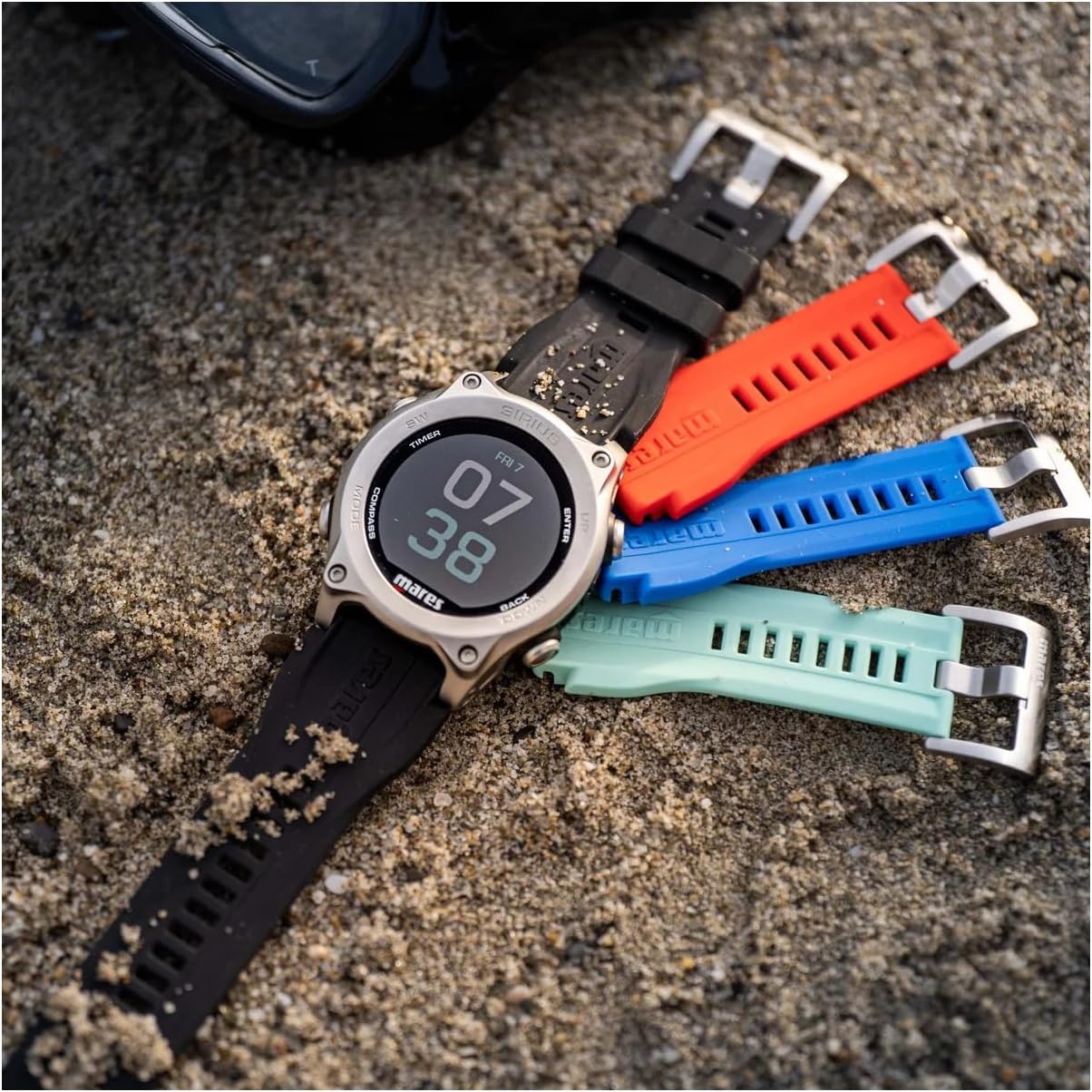 Mares Sirius Strap Kit | Interchangeable Straps for The Sirius Scuba Diving Computer | Underwater, Snorkeling