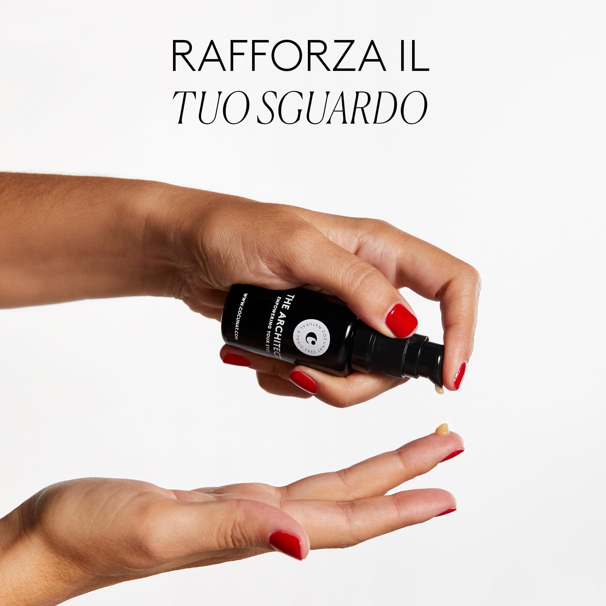 COCUNAT The Real C + The Architect Siero Vitamina C + Contorno Occhi | Riduce rughe, macchie, borse e occhiaie; migliora luminosità ed elasticità. Acido Ialuronico. Vegano. 30 Perle.