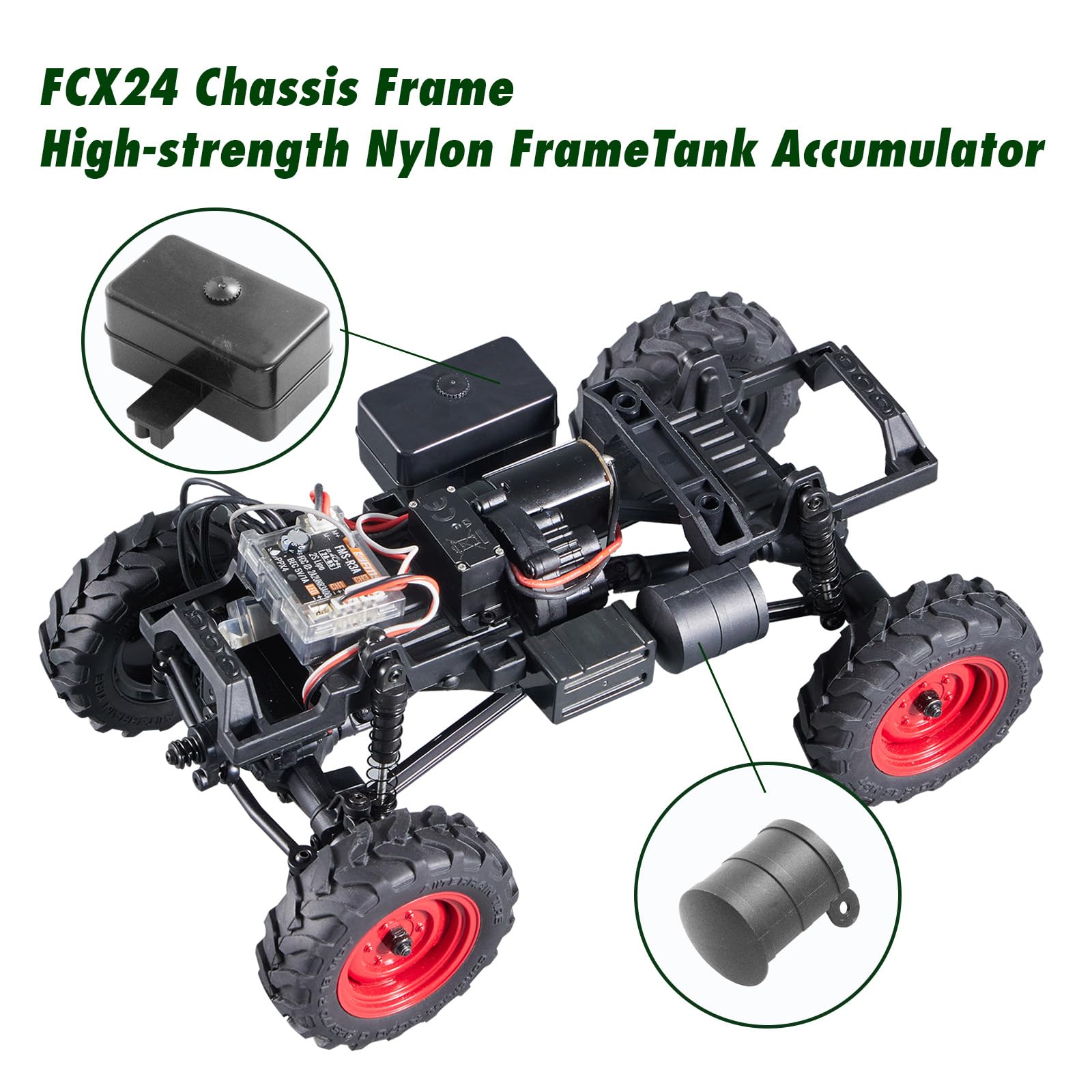 FMS 1/24 RC Crawler, FCX24 Mercedes-Benz Unimog 421 4X4 RC