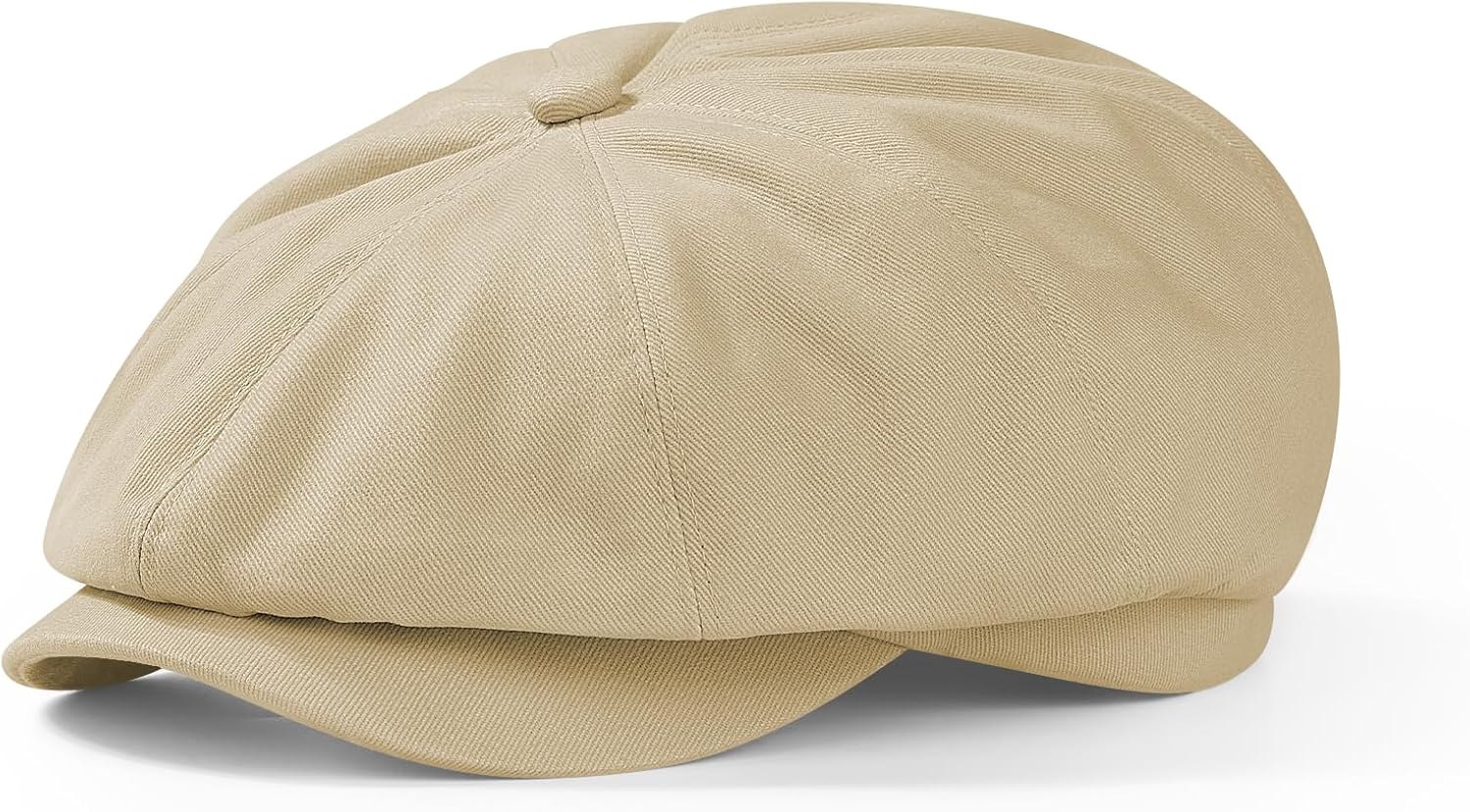 KUJUHA Newsboy Cap for Men Flat Cap 100% Cotton Irish Gatsby Ivy Golf Cabbie Hat Driving Hat