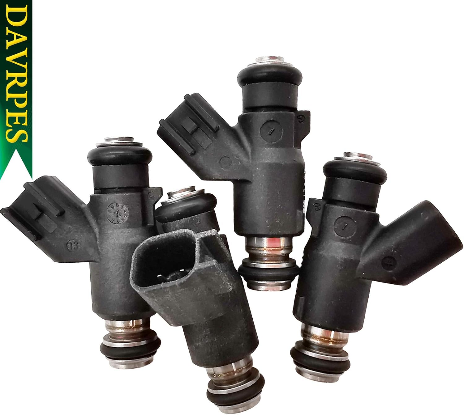 4Pcs 96487553 FJ1023 Fuel Injectors 4 Holes Engine Fuel Spray Nozzle For 2006-2008 Chevy Aveo Aveo5 1.6L 1598CC 98Cu. In. l4, 2005-2008 Pontiac Wave, 2005-2007 Pontiac Wave5 832-11197｜FJ100