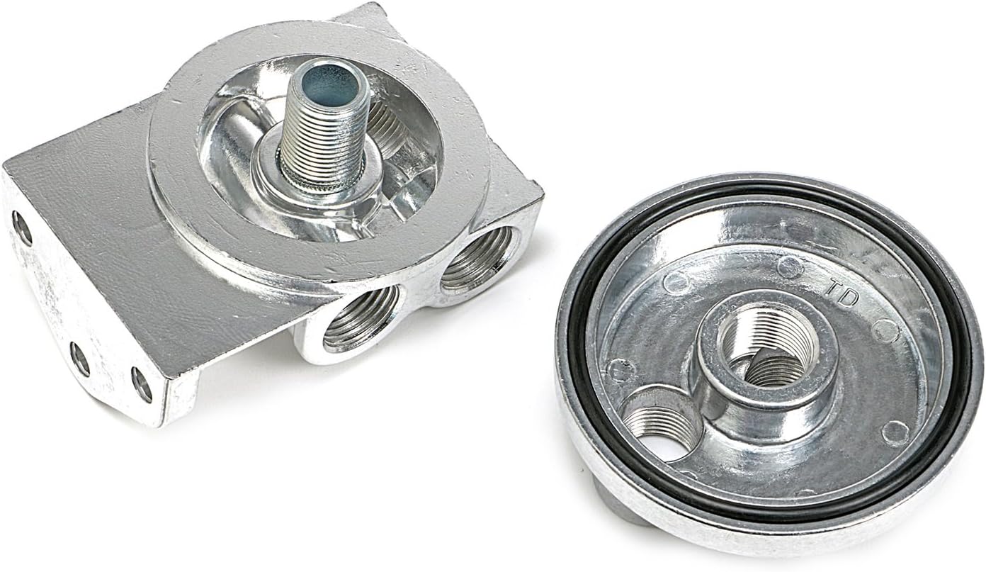 TRANS-DAPT PERFORMANCE - OIL FILTER RELOCATION KIT HORIZONTAL (1522)