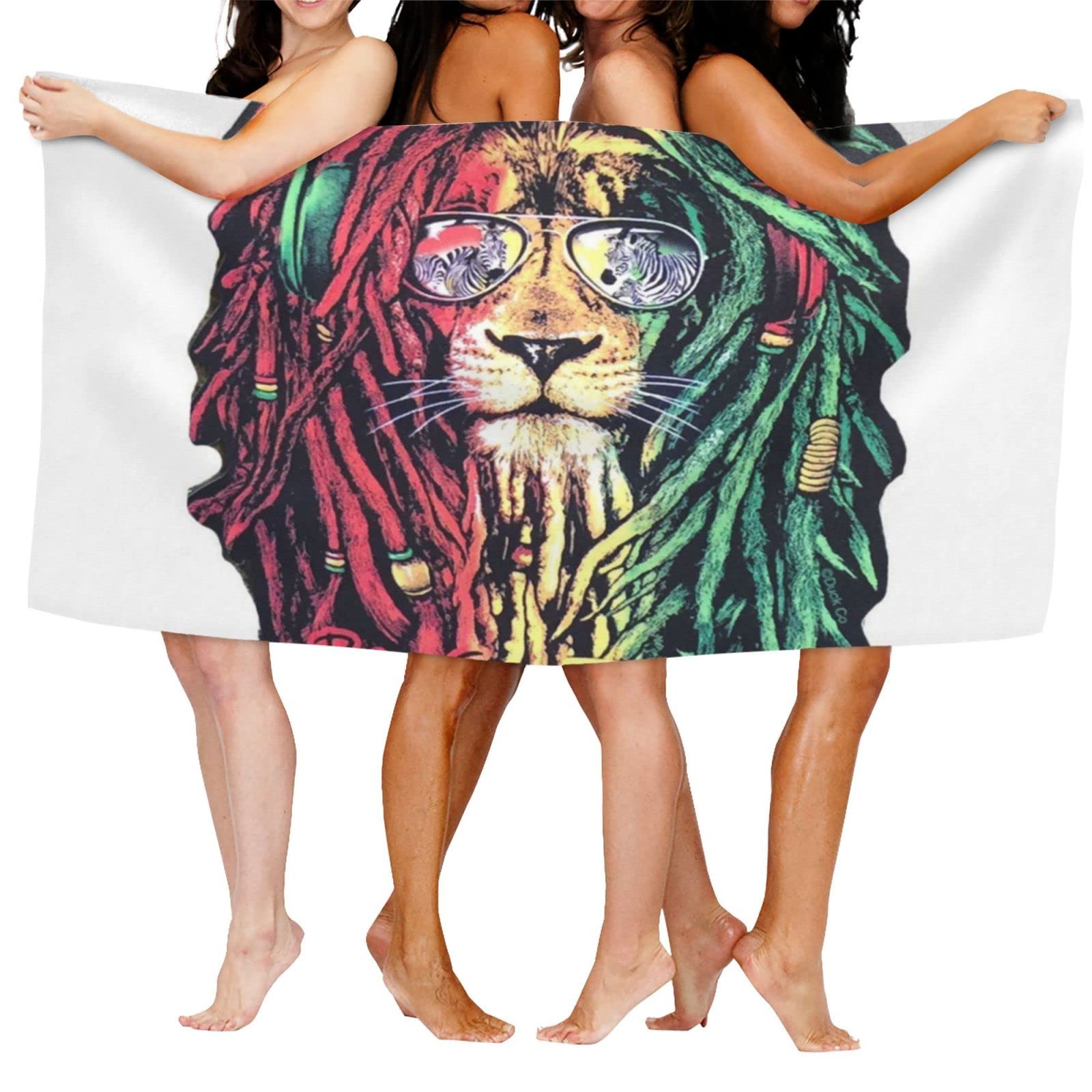 Oudrspo Luxury Bath Towels Large Super Absorbent Fast Drying Premium Polyester Bath Towels Microfiber Bath Towel for Beach, Bath, Spa, Gym (Taco Tuesday Party)