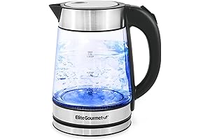 Elite Gourmet EKT-602 Electric Glass Kettle