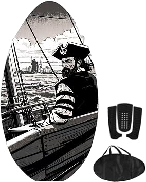 Flat Skimboard Skimboard Beginner Set Material Strong and Durable Suitable for Water Environment Strong Stability and High Safety Factor Moderate Weight Carrying Handle Storage Bag Free Anti-Slip