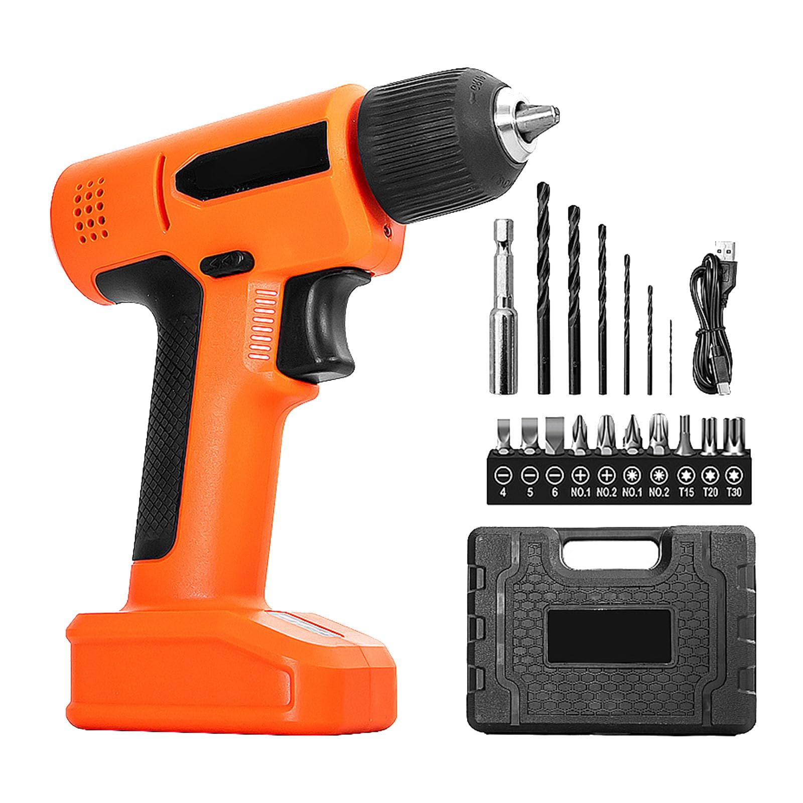 Electric Screwdriver with Adjustable 8Nm Torques for Home DIYer Projects and Precise Screwdriving Tasks Rechargeable Electric Screwdriver for