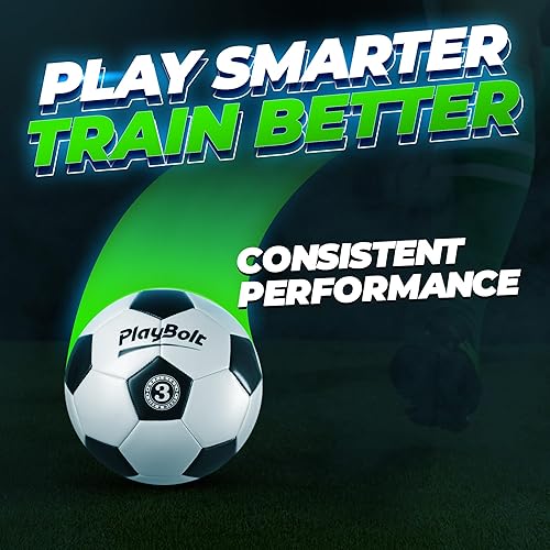 Miniatura 7 de Soccer Ball Size 234 or 5 - Premium PVC Leather Cover - Youth Soccer Balls with Pump - Sports Training, Practice, Match & Game Ball for Kids,