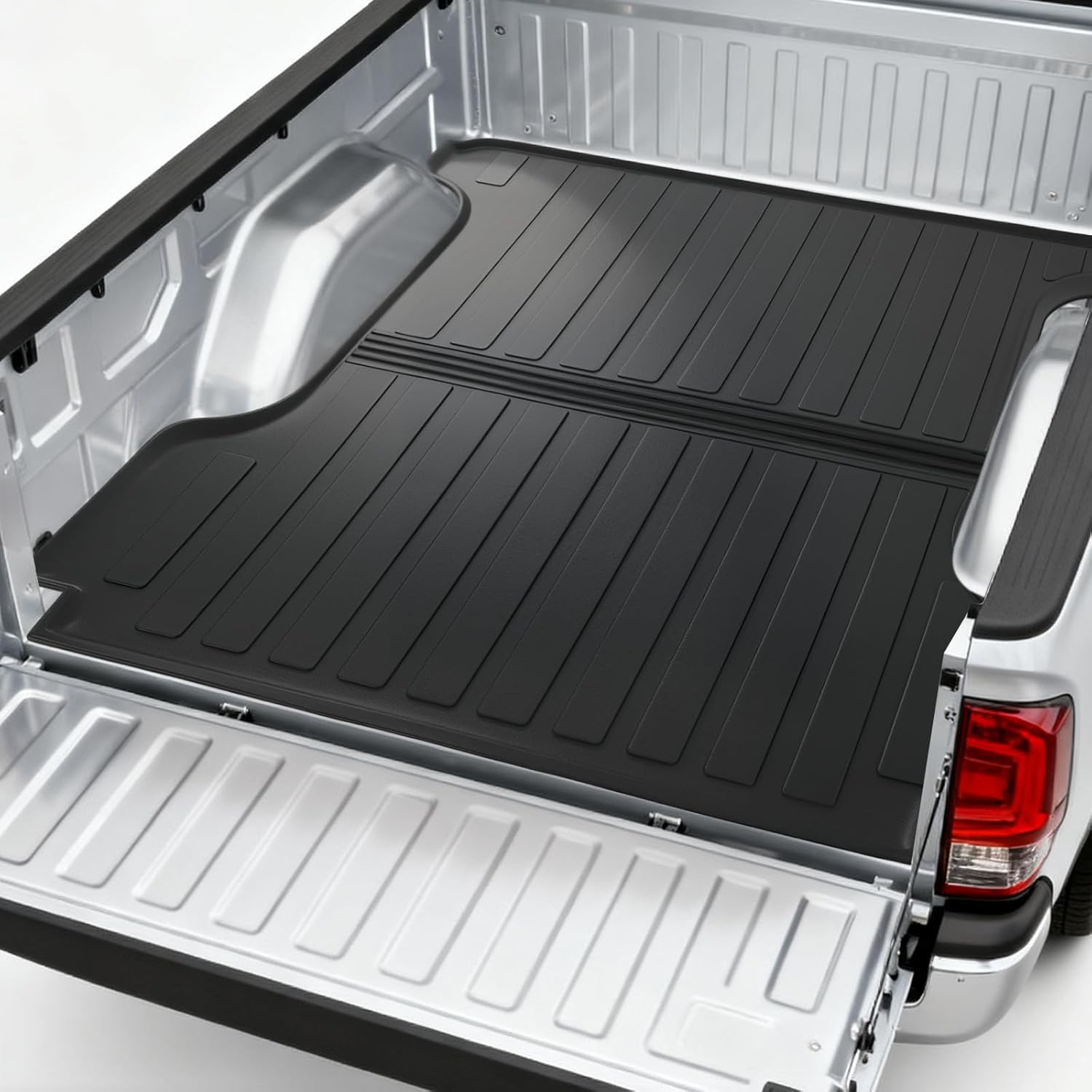 Tsumbay Truck Bed Mat for RAM 1500 2019-2025 5.7 FT Bed, Heavy-Duty TPE All-Weather Cargo Liner, Anti-Slip & Scratch Protection Floor Mat, 1PC Black