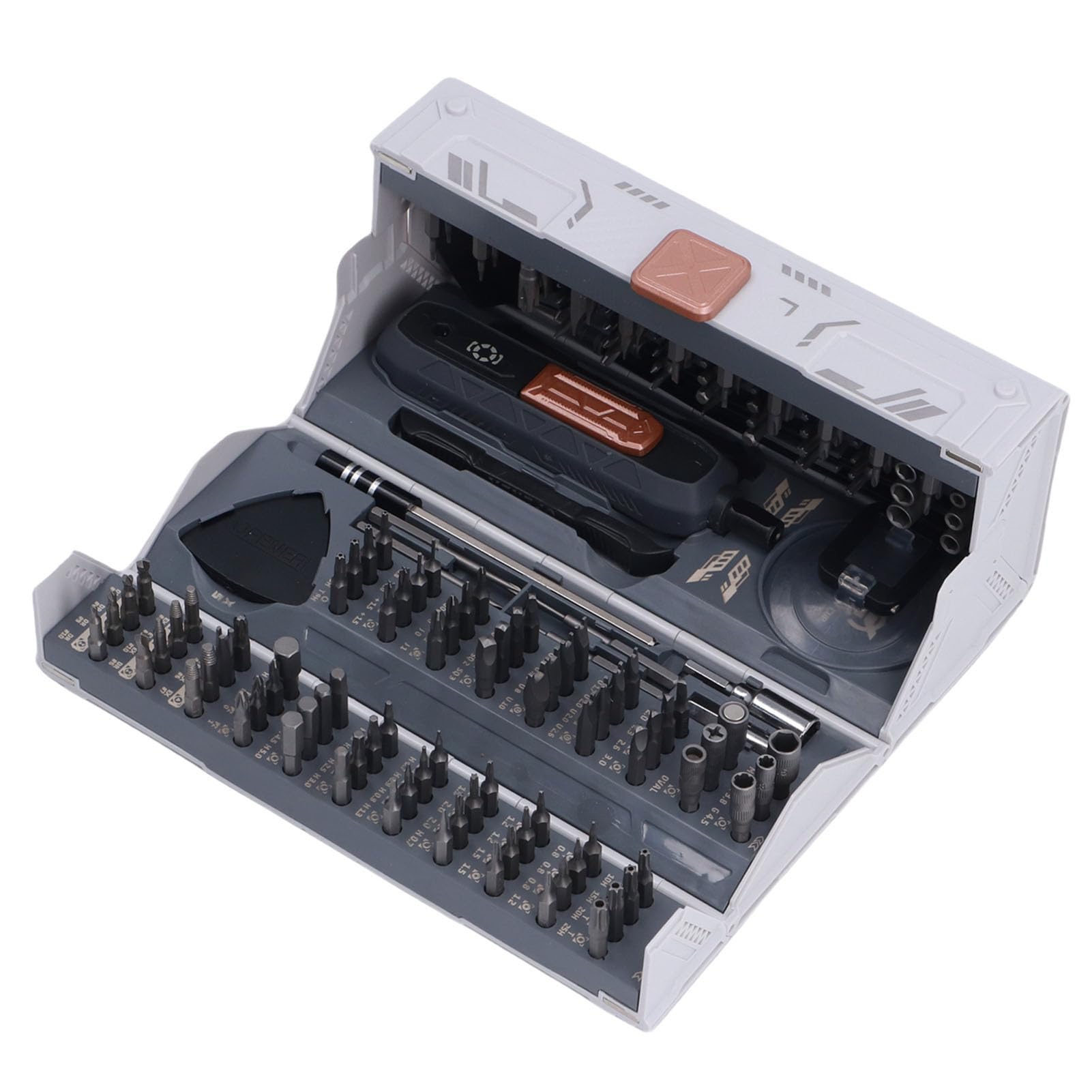 Wakects Zestaw śrubokręta Mini Precision, z 160 Bitami, Uchwytem Zapadkowym, Magnetyzatorem, dla Elektroniki, Komputerów, Zegarków, Zestawu śrubokrętów, Stalowych Bitów CRV, Wielobarstwem Małego