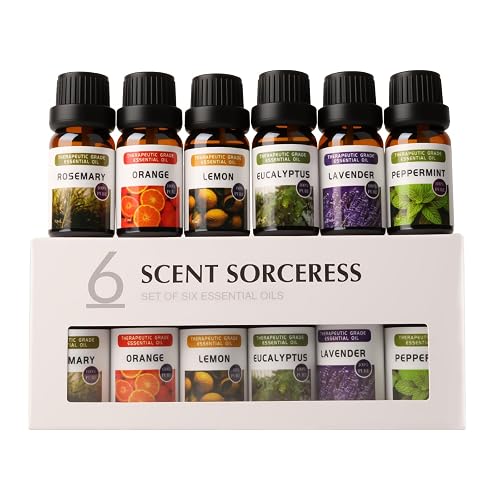 Essential Oils Sets - 6 Premium Fragrance Oils for Diffusers