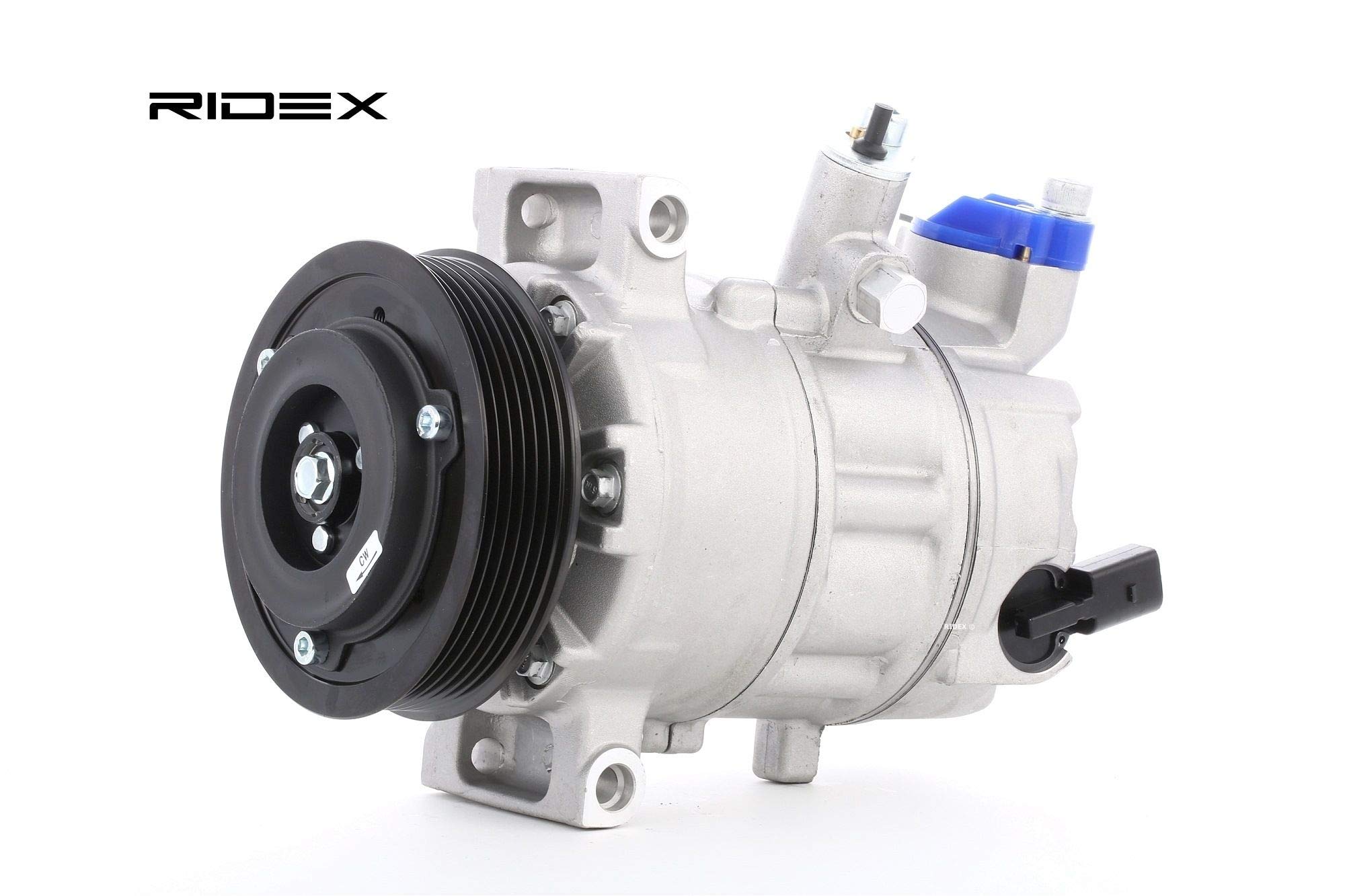 RIDEX A/C Kompressor für Klimaanlage Klimakompressor mit ID: PXE16 Kältemittel: R134a PAG 46 mit 110mm Riemenscheibe 6-Rillen Kompatibel mit VW GOLF VI 5K1 ZCHG1K803SX 1K0820859SXAKT 1K0820808AV
