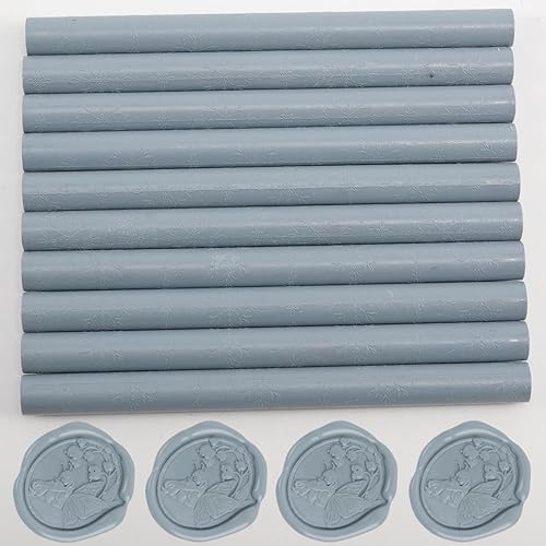 Miniatura 30 de Pearl White Sealing Wax Sticks, ONWINPOR 20 Pieces Glue Gun Wax Seal Sticks, Easy Melting Waxstamp for 0.43'' Glue Gun Waxsealingsticks