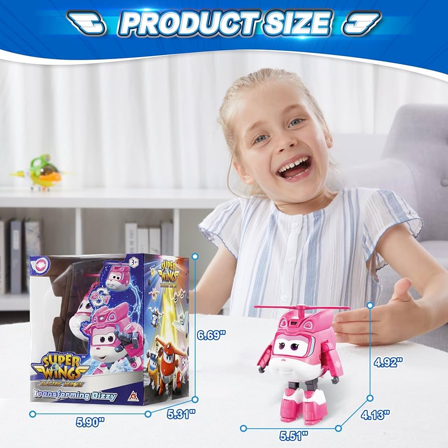 Super Wings Transforming Dizzy : Amazon.ca: Toys & Games