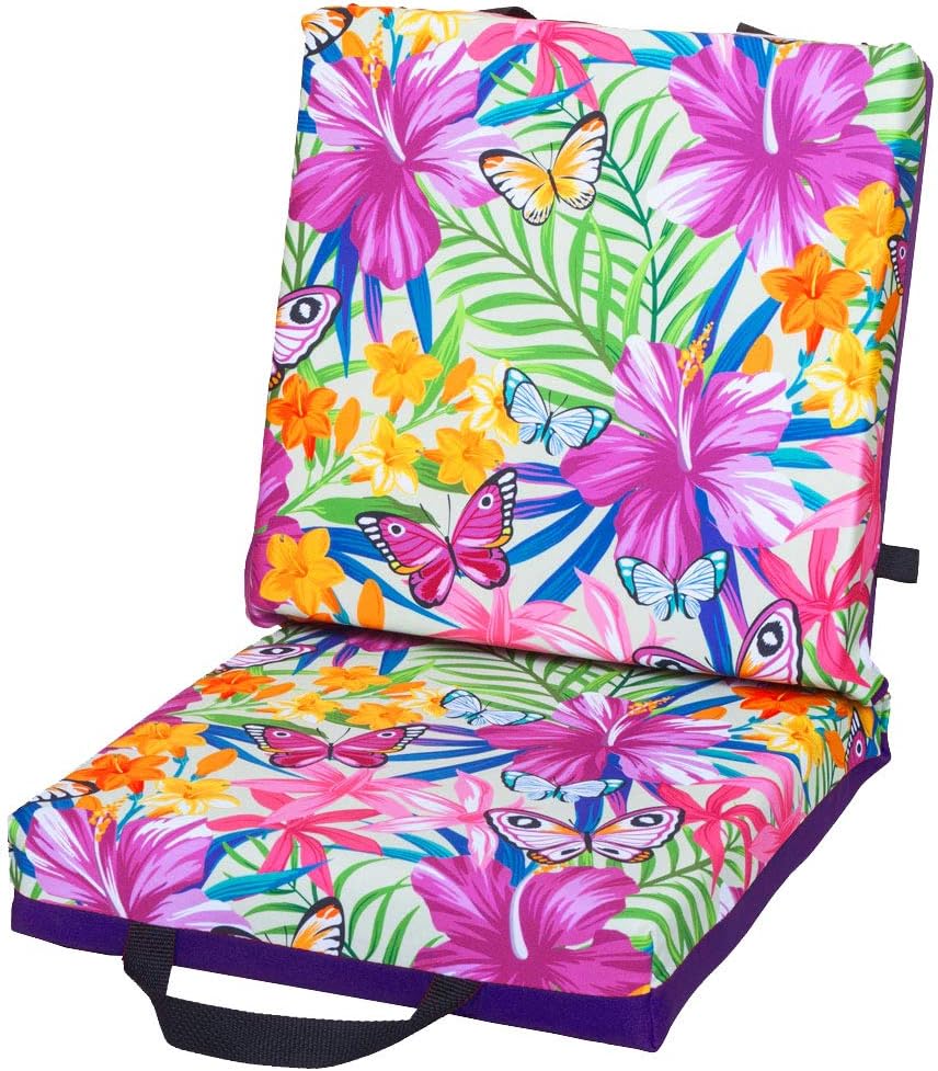 Butterfly Garden Pattern Double Cushion