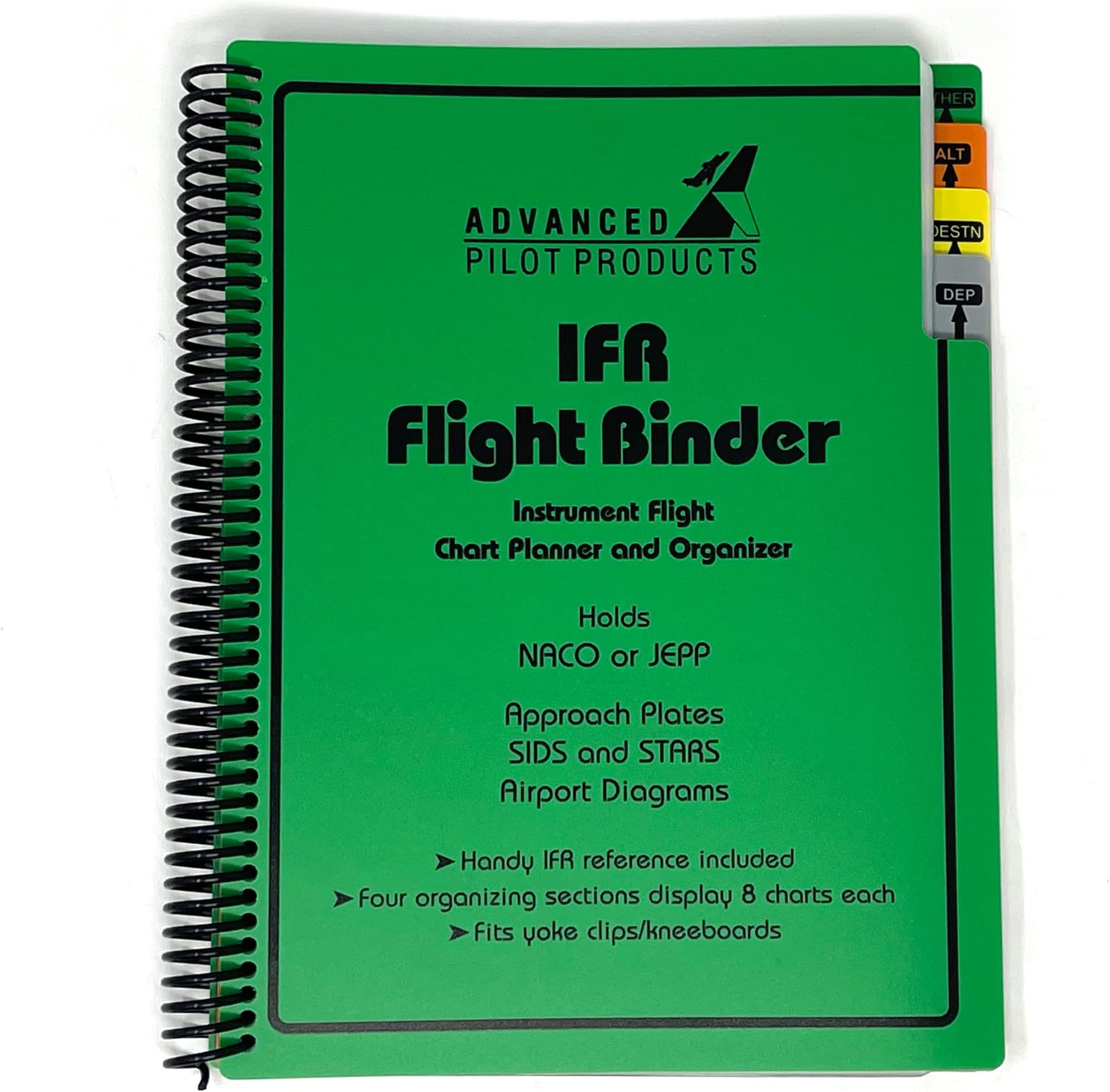 IFR Flight Binder Instrument Flight Chart Planner and Organizer