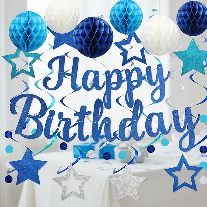 Kit Decoracion Fiesta Cumpleaños Globos y Banderín miniatura 3