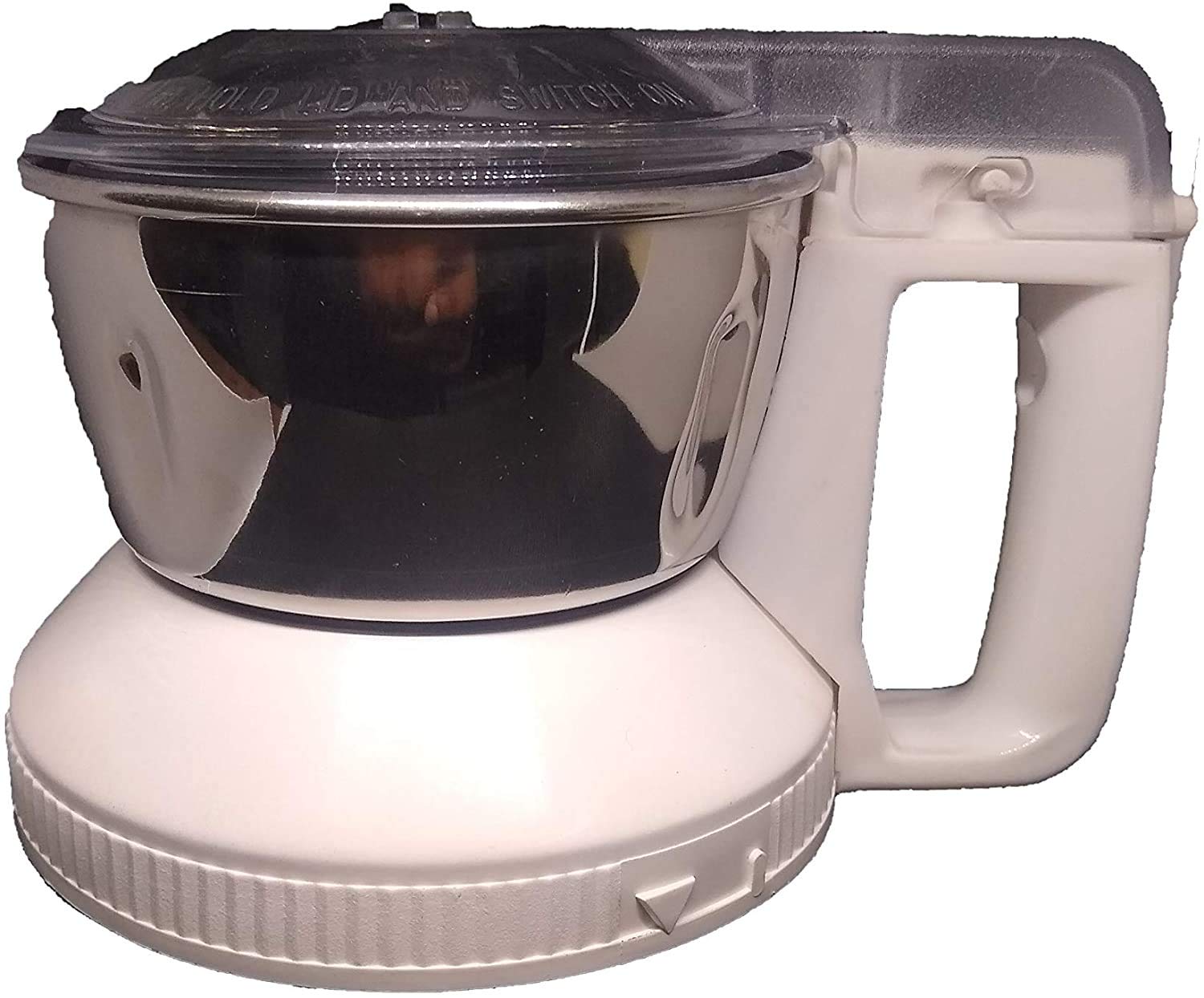 Stainless Steel Multi Jar for Dry/Wet Grinding MX-AC-310 0.5 Litre (White) Suitable for All Panasonic MX-AC Series Mixer Grinder