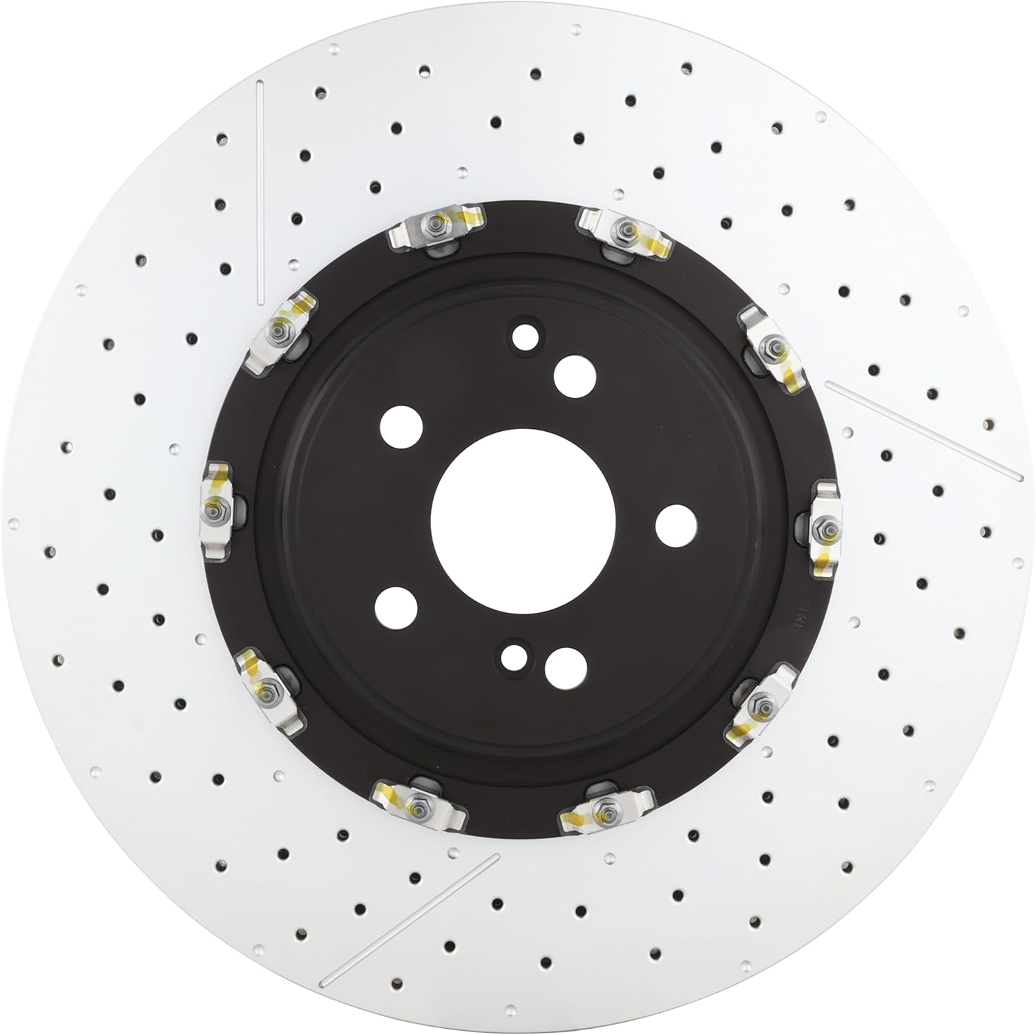 Brembo 09.9313.33 Floating two piece UV Coated Pillar Vented drilled + Slotted Front Brake Rotor MERCEDES-BENZ OE# A2304211212