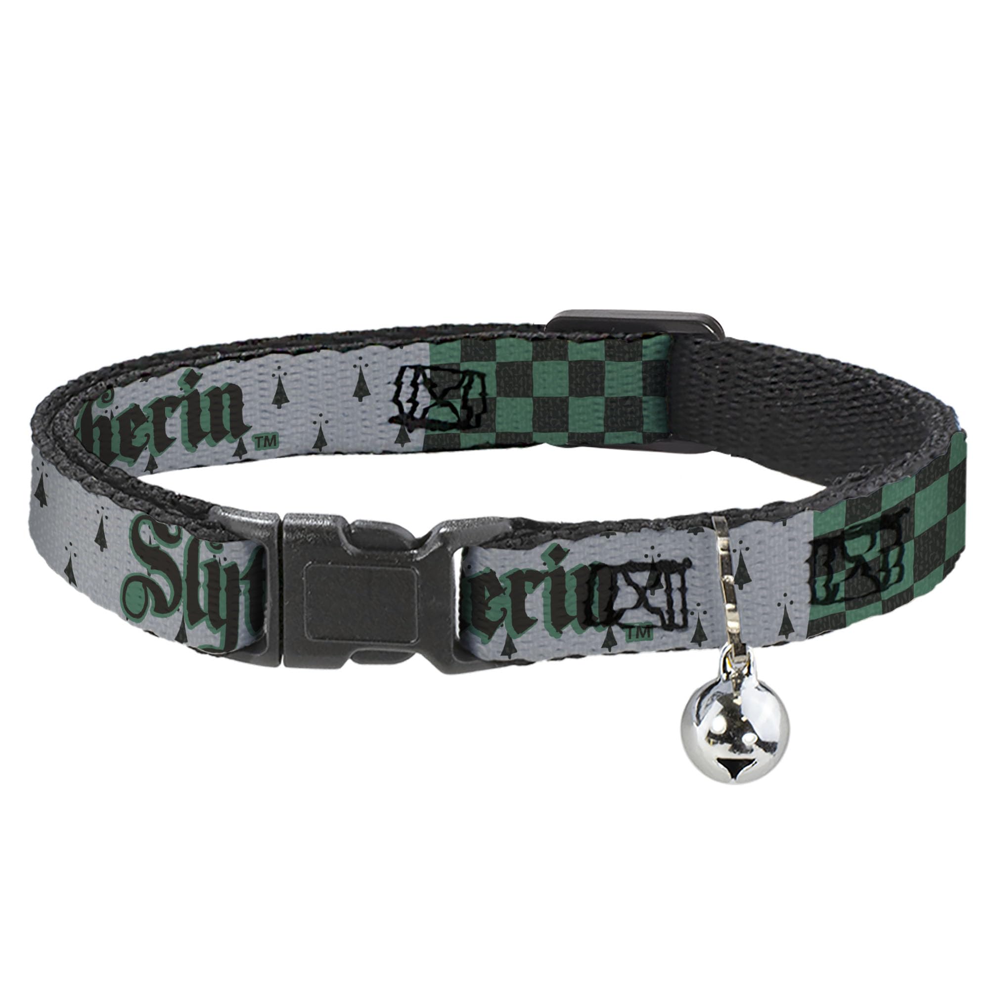 Collar para Gato Harry Potter Ajustable de Tela Suave Estilo Slytherin