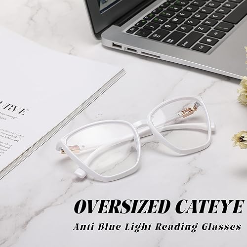 Miniatura 3 de FEISEDY Gafas de bloqueo de luz azul ojo de gato para mujer, gafas de computadora, gafas de ojo de gato de moda B2977