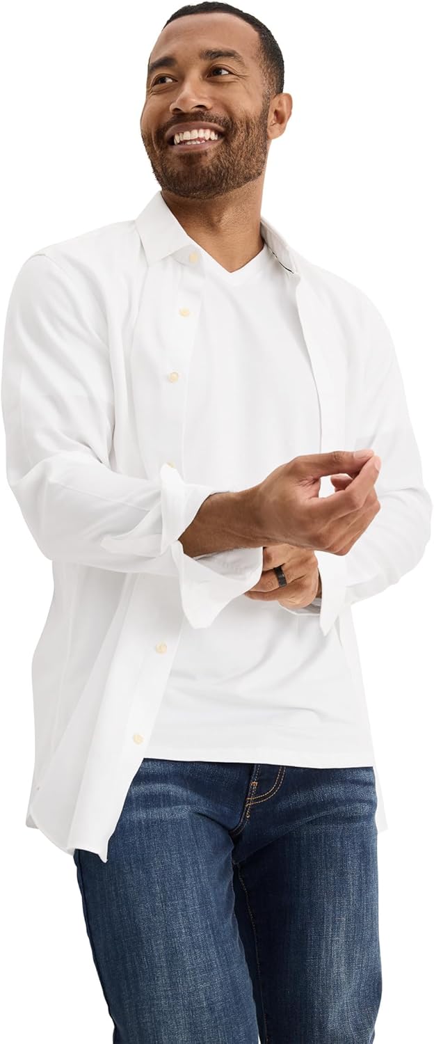 Jockey Men's Undershirt Cotton Stretch V-Neck Undershirt - 3 Pack - Image 6