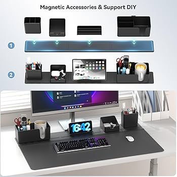 Amazon.com: KDD Desk Pad and Magnetic Organizer Set - 5 in 1