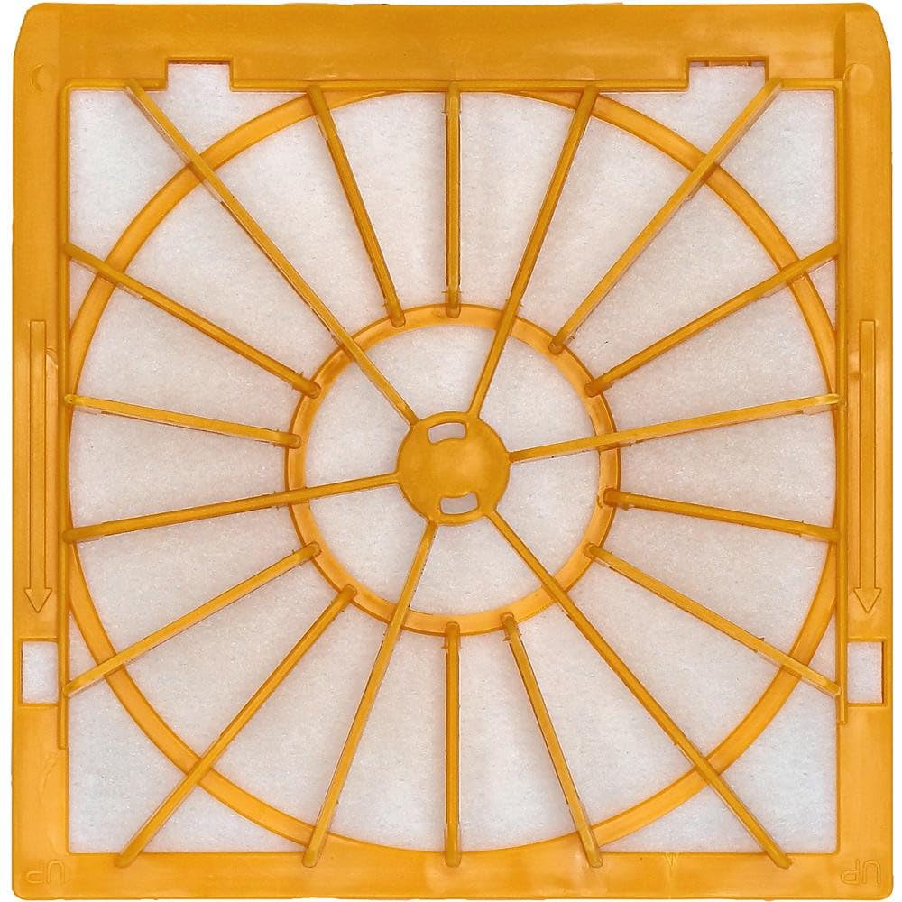 Hoover S114 Vacuum Cleaner Pre Motor Air Filter, Extra Filtering, Original, Compatible With Hoover Thelios Plus Cylinder Vacuum Cleaners, Yellow