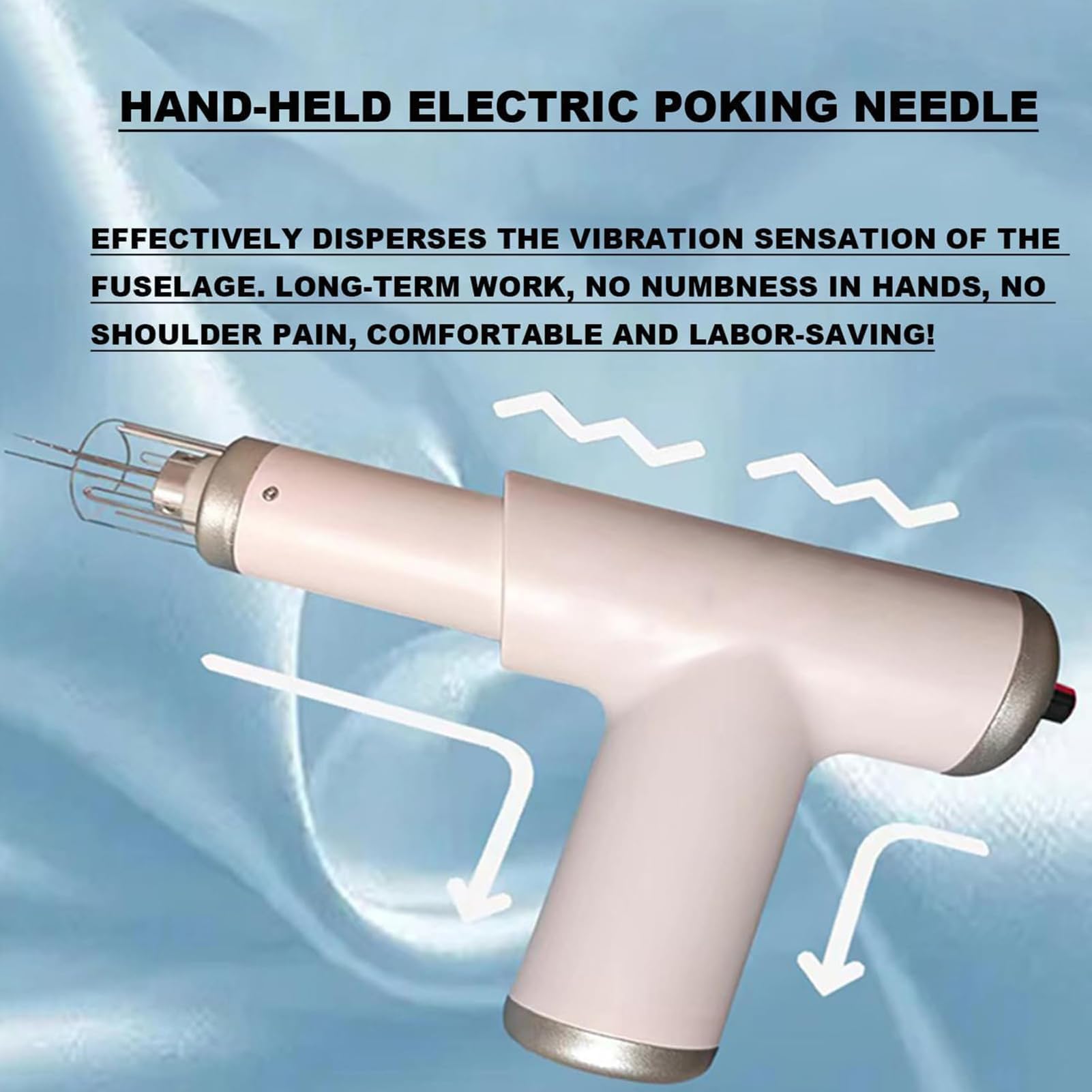 Herramienta eléctrica de fieltro de lana con regulador de velocidad integrado, punzonadora de fieltro de mano para manualidades, hacer animales de fieltro fácilmente