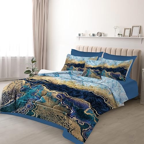 Miniatura 9 de Bedmust Juego de edredón gris de 8 piezas para mujeres, hombres, ella, rey, él, pareja, juegos de ropa de cama suave y transpirable, corona gris en