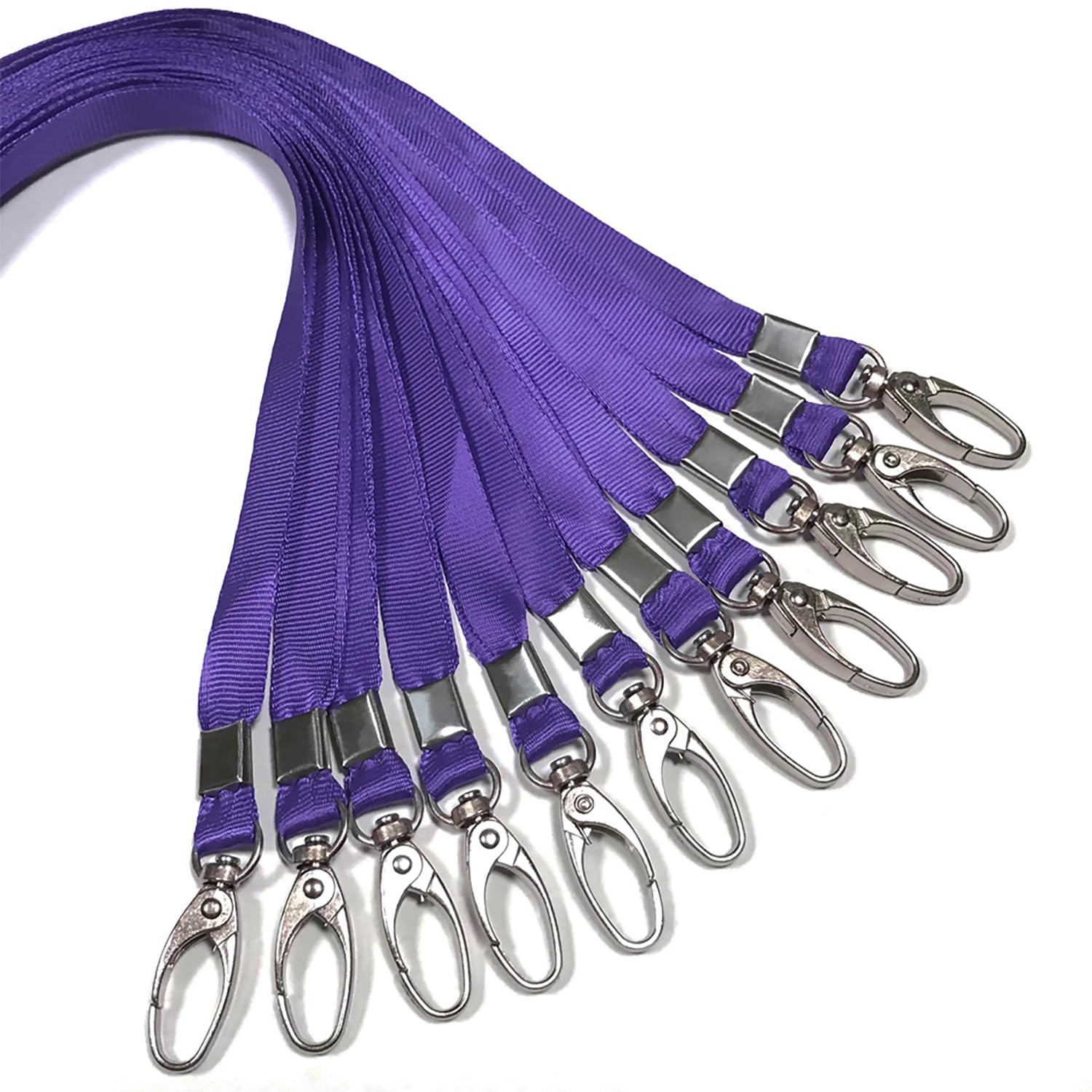 Amazon.com : 50 Pcs Lanyards Purple Lanyard for Id Badges