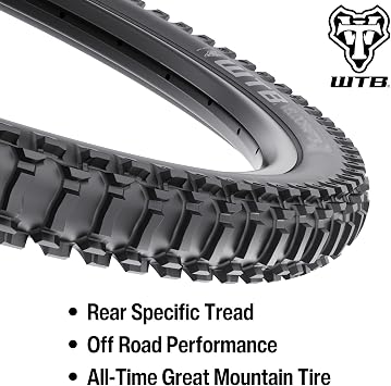 WTB Velociraptor Mountain Bike Tire (26 x 2.1) Wire Bead - Aggressive Tread for Technical Trails & Rocky Surfaces (2 Options - Front/Rear Tire)
