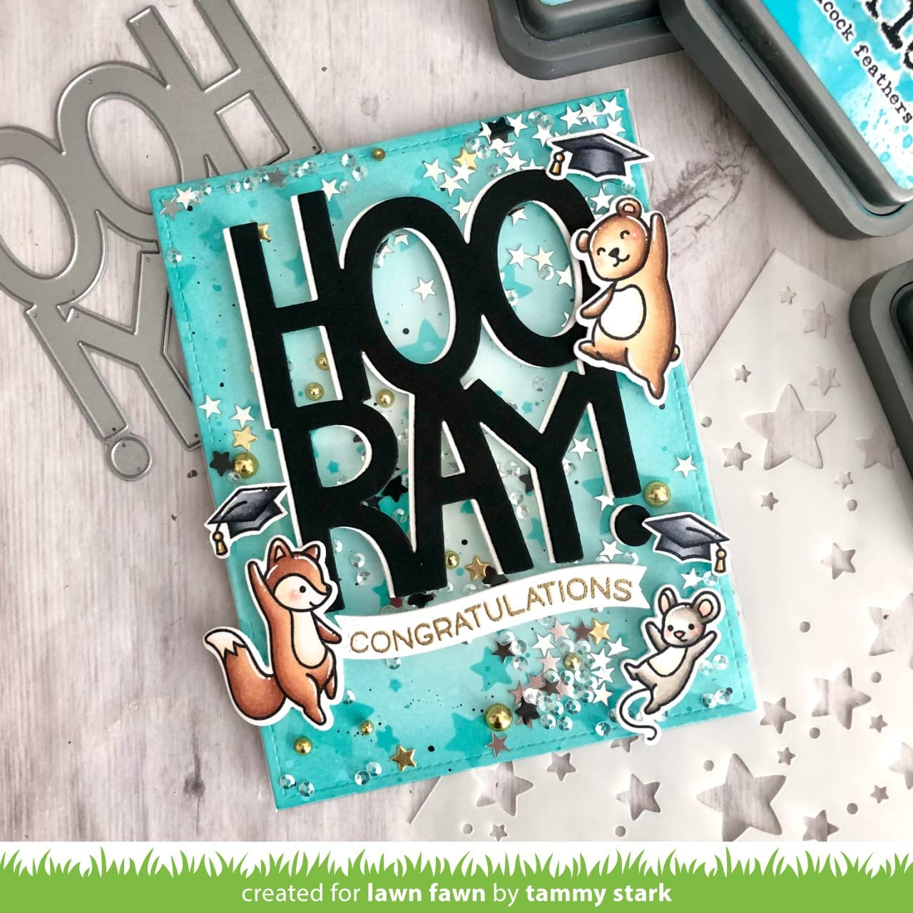 Lawn Cuts Custom Craft Die -Pop-Up Hooray - 035292675827
