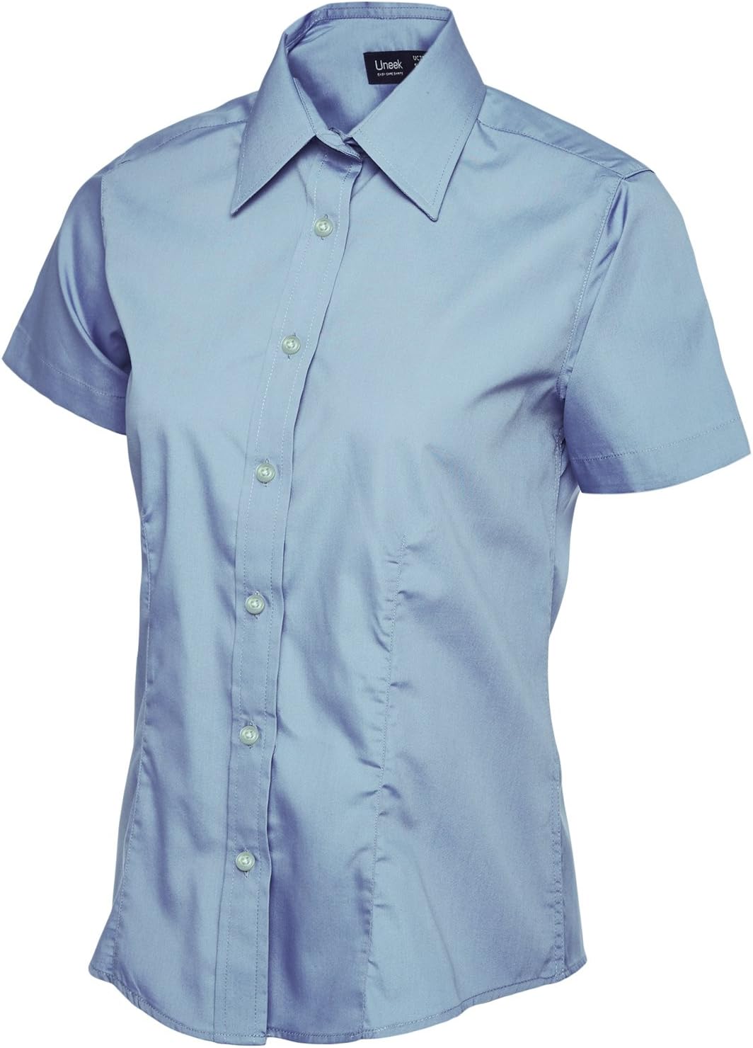 Camicie Da Lavoro Da Donna A Maniche Lunghe, In Tinta Unita, Aderenti, Elasticizzate, Formali, Eleganti, Casual, Lavoro, Ufficio, Interviste, Camicie Oxford, Facili Da Pulire, In Popeline Non Si - Foto 7