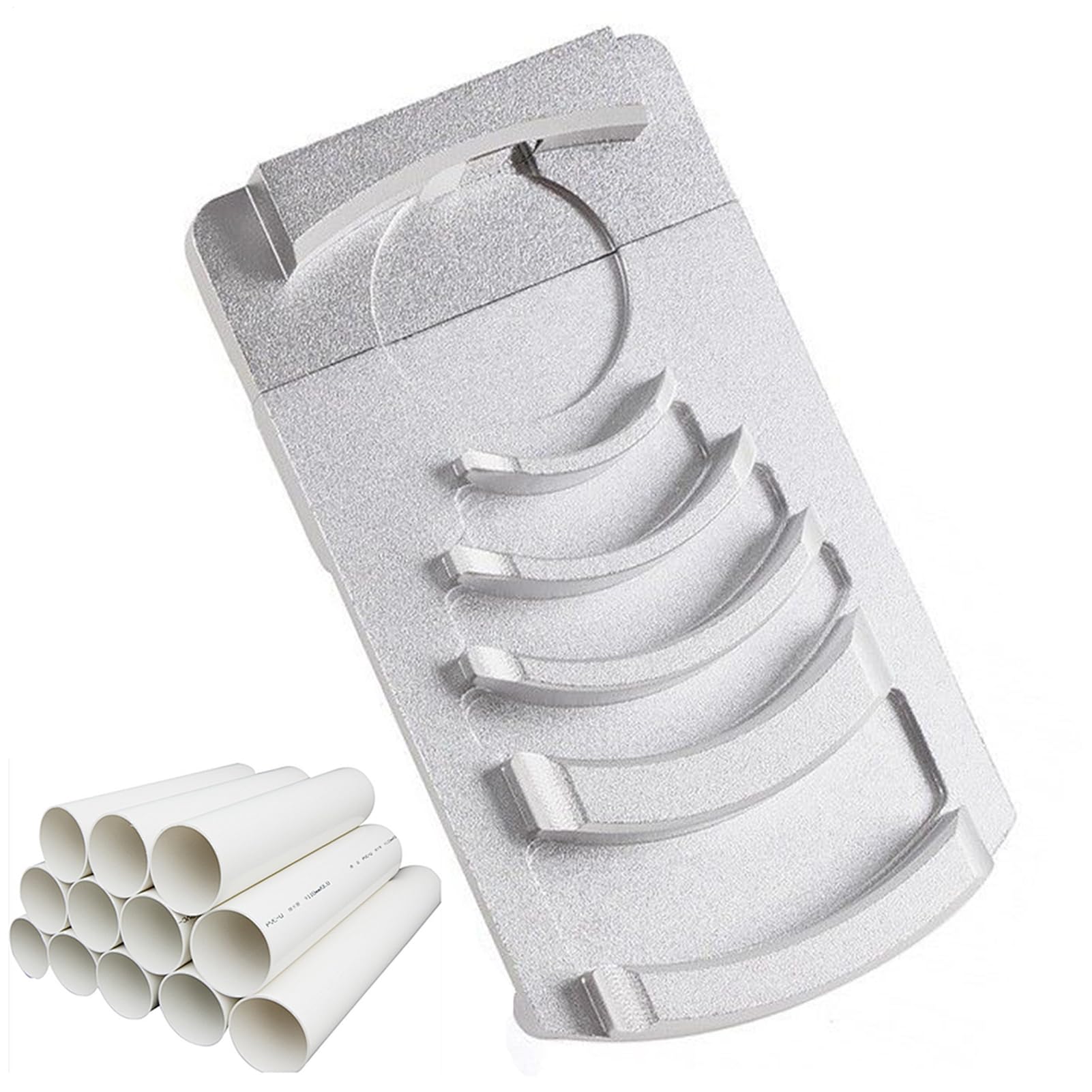 Outil de débordement en PVC avec guide de centrage pour alésage propre